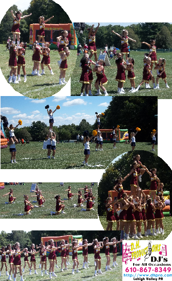 Del Val Cheerleading Squad At Holland Township Community Day