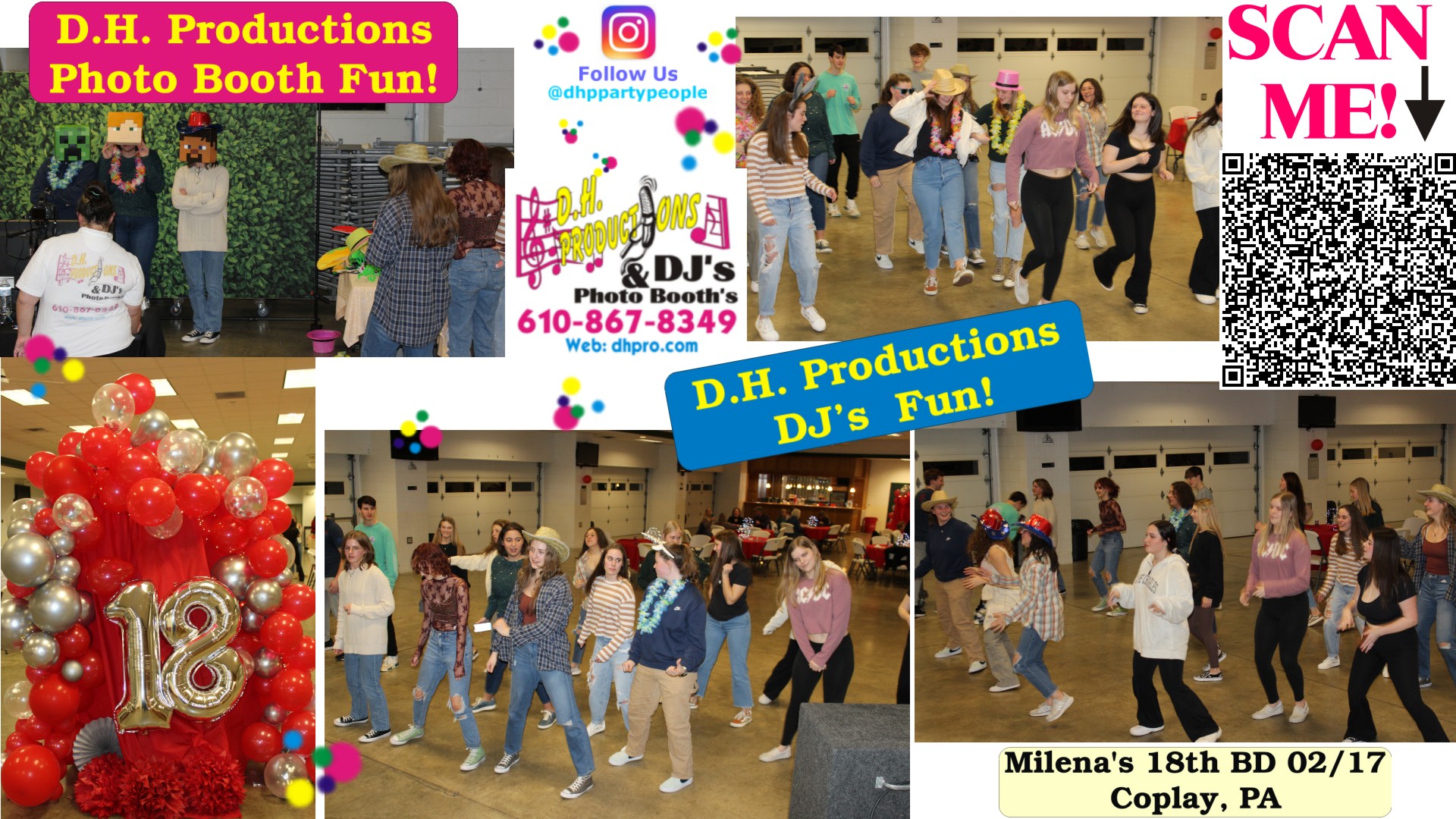 Dancing & Photo Booth Snapshots