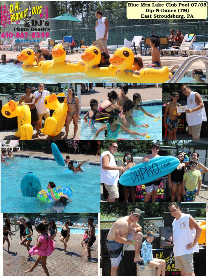 Blue Mtn Lake Club Pool Dip -N- Dance (TM) 07/05