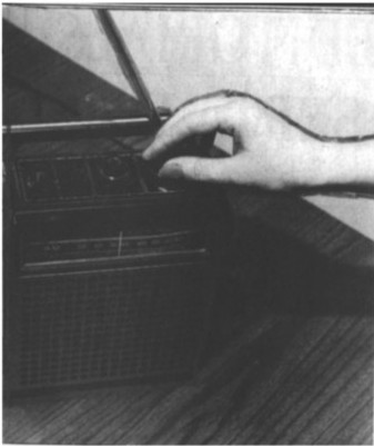Picture Of a radio being tuned In